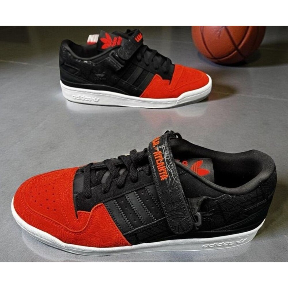 adidas Forum Low L.E.A.D. Atlanta Men’s 11 Black Red GZ6604 New Box